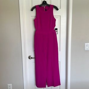 Rachel Roy Fuschia Jumpsuit with Cut Outs 0 NWT